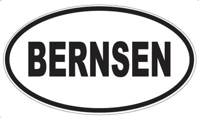 BERNSEN - Oval Magnet