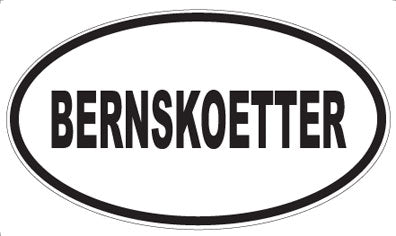 BERNSKOETTER - Oval Magnet