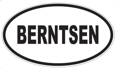 BERNTSEN - Oval Magnet