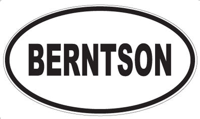BERNTSON - Oval Magnet