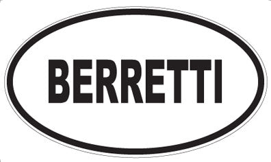 BERRETTI - Oval Magnet