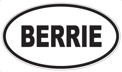 BERRIE - Oval Magnet
