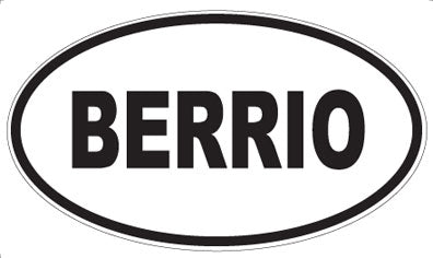 BERRIO - Oval Magnet