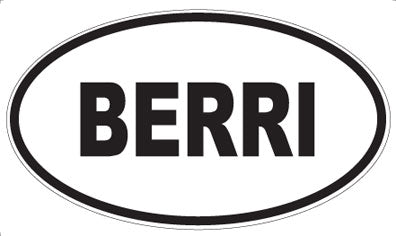 BERRI - Oval Magnet