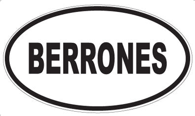 BERRONES - Oval Magnet