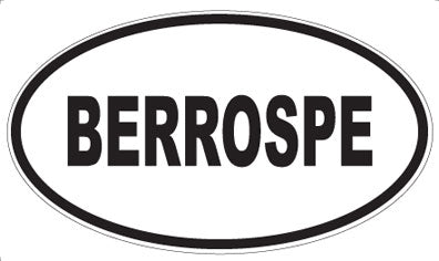 BERROSPE - Oval Magnet