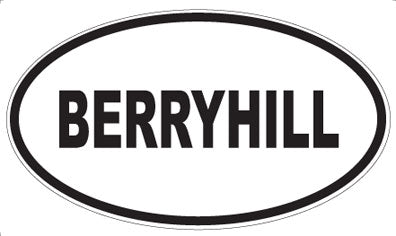 BERRYHILL - Oval Magnet