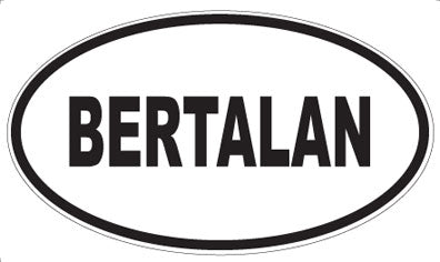 BERTALAN - Oval Magnet