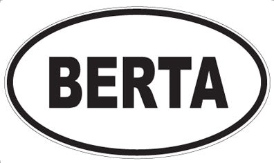 BERTA - Oval Magnet