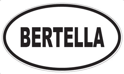 BERTELLA - Oval Magnet