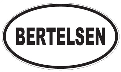 BERTELSEN - Oval Magnet