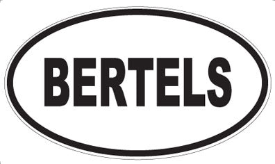 BERTELS - Oval Magnet