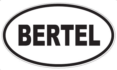 BERTEL - Oval Magnet
