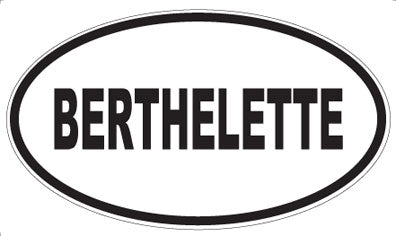 BERTHELETTE - Oval Magnet