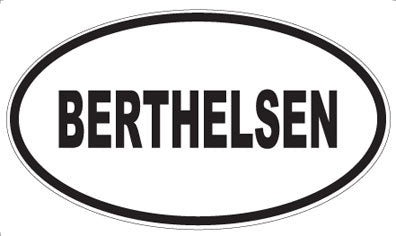 BERTHELSEN - Oval Magnet