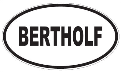 BERTHOLF - Oval Magnet