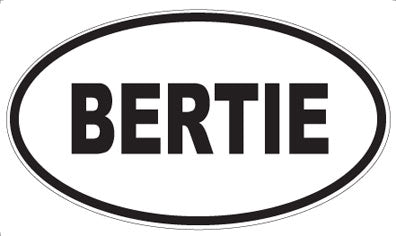 BERTIE - Oval Magnet