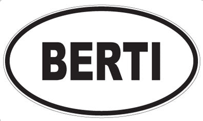 BERTI - Oval Magnet