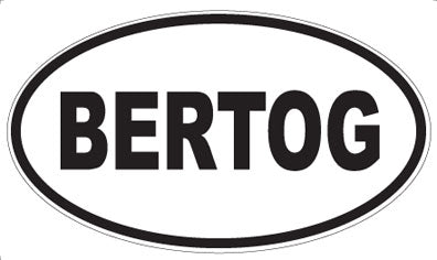 BERTOG - Oval Magnet