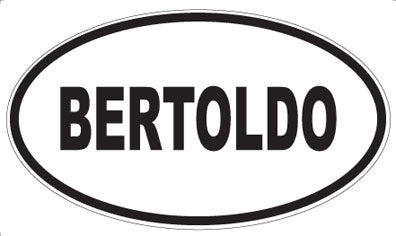 BERTOLDO - Oval Magnet