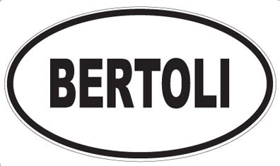 BERTOLI - Oval Magnet