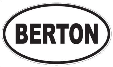 BERTON - Oval Magnet