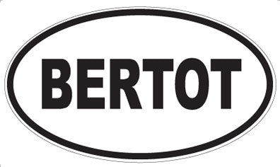 BERTOT - Oval Magnet