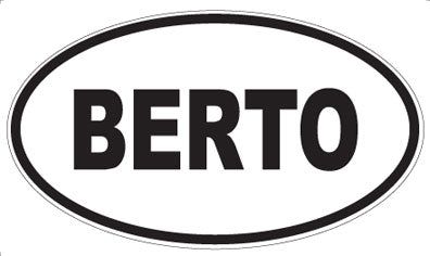 BERTO - Oval Magnet