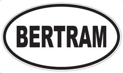 BERTRAM - Oval Magnet