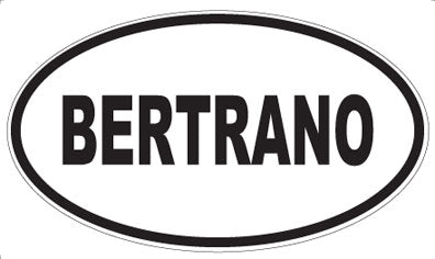BERTRANO - Oval Magnet
