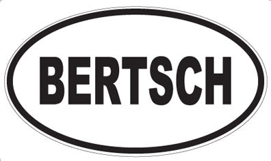 BERTSCH - Oval Magnet