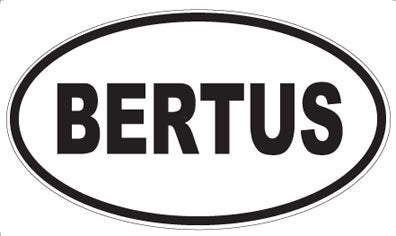 BERTUS - Oval Magnet