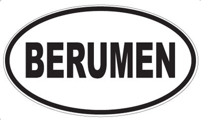BERUMEN - Oval Magnet