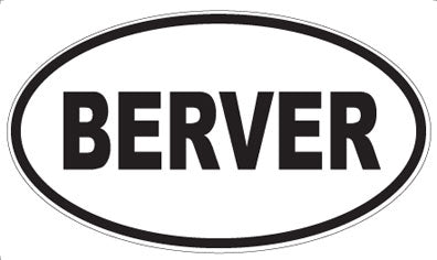 BERVER - Oval Magnet