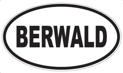 BERWALD - Oval Magnet