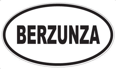 BERZUNZA - Oval Magnet