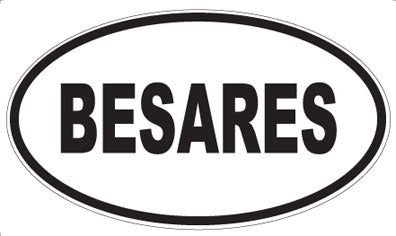 BESARES - Oval Magnet