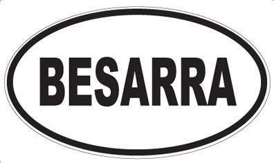 BESARRA - Oval Magnet