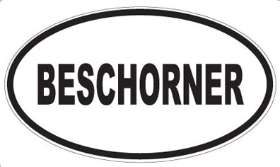 BESCHORNER - Oval Magnet