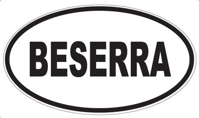 BESERRA - Oval Magnet