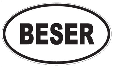 BESER - Oval Magnet