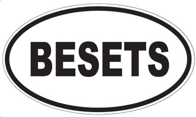 BESETS - Oval Sticker