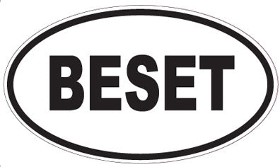 BESET - Oval Magnet