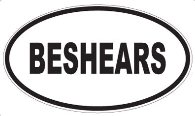 BESHEARS - Oval Magnet