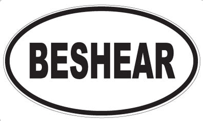 BESHEAR - Oval Magnet