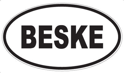 BESKE - Oval Magnet