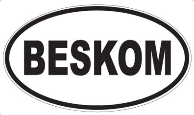 BESKOM - Oval Magnet