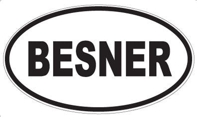 BESNER - Oval Magnet