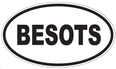 BESOTS - Oval Sticker