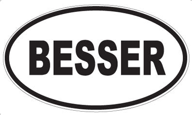 BESSER - Oval Magnet